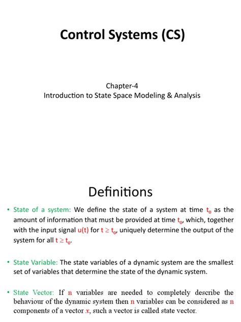 Image result for State-space representation examples