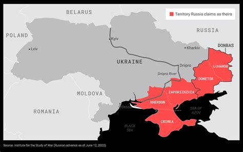 Ukraine War Map The Impact of Hostilities on Ukraine's Civilians | Oye ...