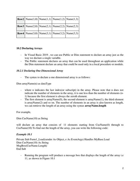 Image result for Visual Basic Point Arrays