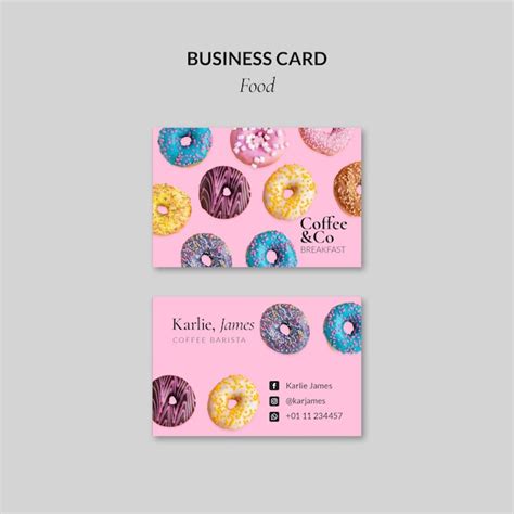 Restaurant Business Card Template 的图像结果