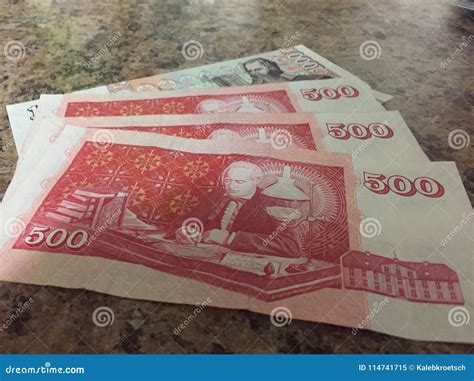 Icelandic Kroner the National Currency of Iceland Stock Image - Image of spots, currency: 114741715