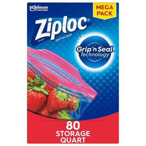 Ziploc Quart Bags