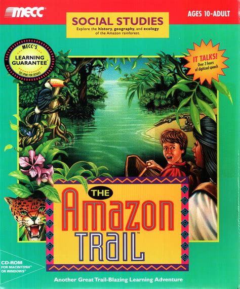 Обложки The Amazon Trail на Old-Games.RU
