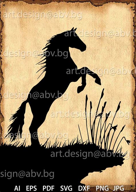 Buy Vector HORSE, SVG, DXF, Ai, Eps, Pdf, Png, Jpg Download, Digital ...