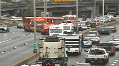 Traffic delays expected following crash on I-84 in Hartford