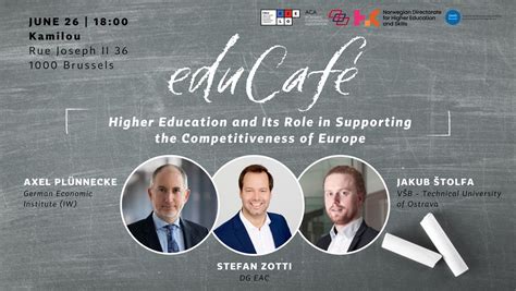 EduCafé: Higher Education and Its Role in Supporting the ...
