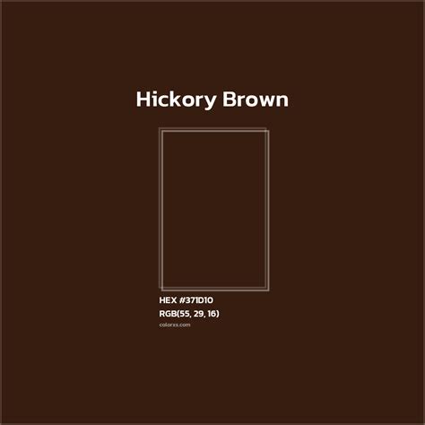 About Hickory Brown - Color codes | Matching colors and paints - colorxs.com