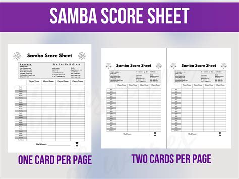 Samba Card Game