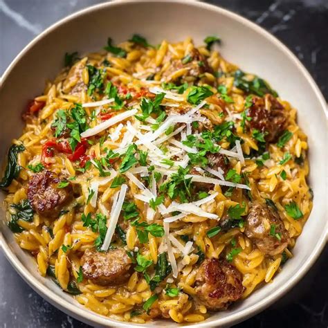Italian Sausage And Orzo