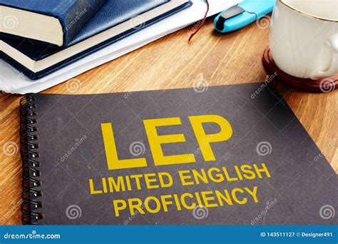 Limited English Proficiency LEP Documents Stock Image - Image of ...