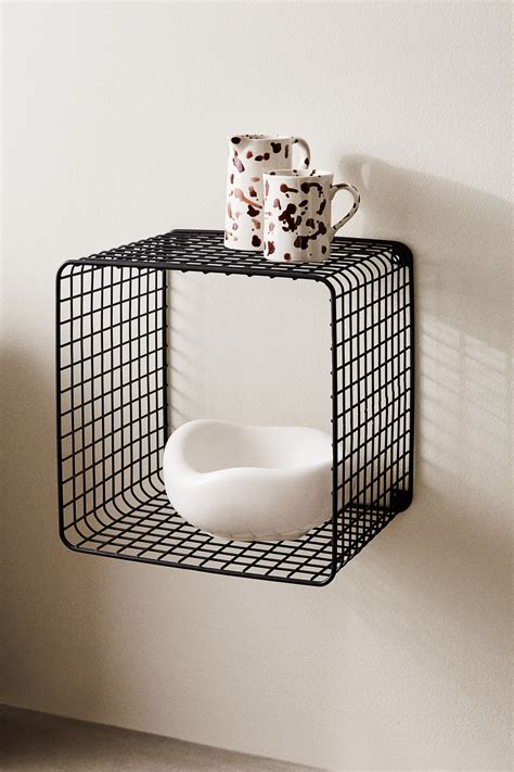 Metal wire wall shelf - Black - Home All | H&M GB