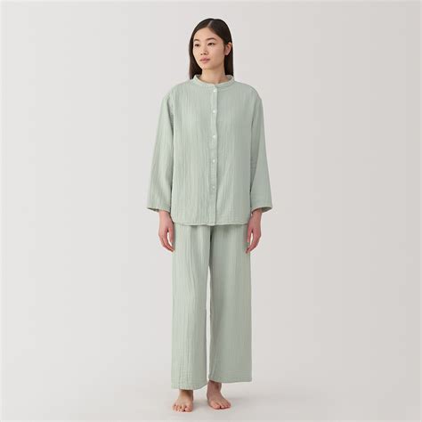 Ladies' Organic Cotton Side Seamless Cheezecloth Gauze Long Sleeves ...