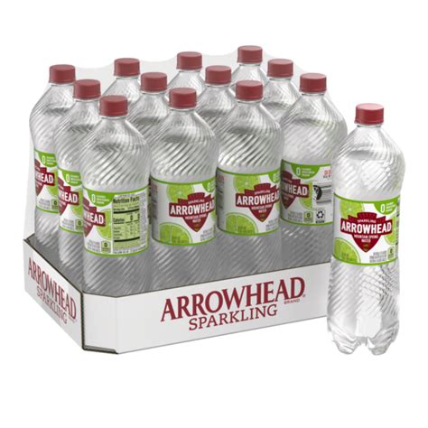 Arrowhead® Lemon Sparkling Water | 1 Liter 12-Pack | ReadRefresh
