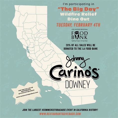 Johnny Carinos Partners with Restaurants Give Back and the LA Food Bank ...