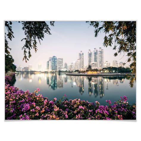 Poster Colombo - Bangkok Lights | wall-art.com