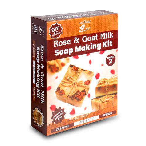 DIY Rose And Goat Milk Soap Making Kit 1Box – Itsy Bitsy