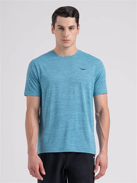 Red Tape Men's Solid Round Neck Activewear T-Shirt | Lightweight ...
