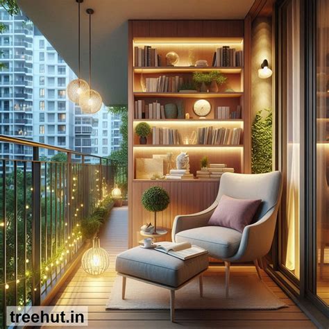 Cozy Reading Nook Balcony Design Ideas