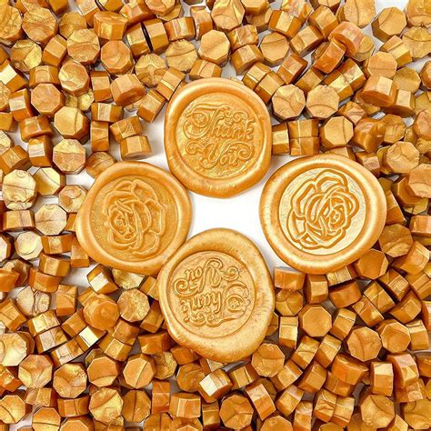 Curated Cart® Wax Seal Beads, 100Pcs Wax Sealing Beads for Letter ...