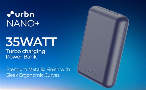 URBN 20000mAh Nano Plus 35W Turbo Fast Charging Power Bank Two-Way Fast ...