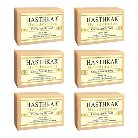 Hasthkar Handmades Glycerine Natural Cocoa Vanila Soap - 125gm ...