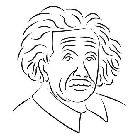 Albert Einstein Drawing
