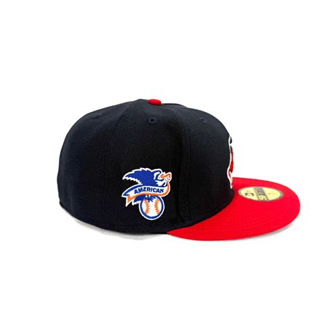 W LOGO Navy Red Chief Wahoo Cleveland Indians Guardians 1954 ASG Double ...