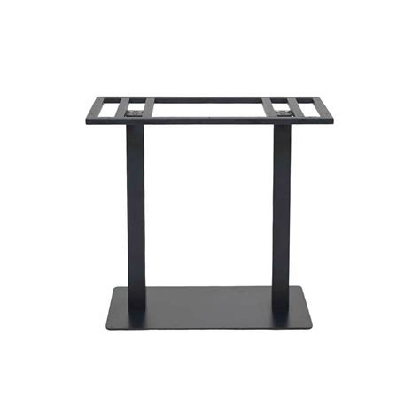 Buy Icon MS 4 Seater Restaurant Table Base Black Top – Gharnish