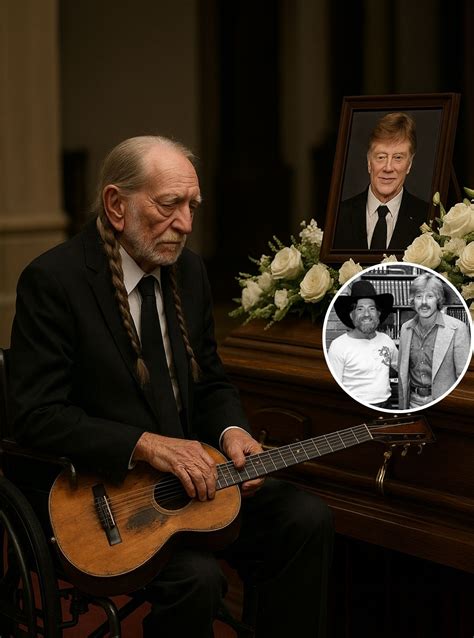 Willie Nelson's Last Goodbye to Robert Redford - At the funeral of ...