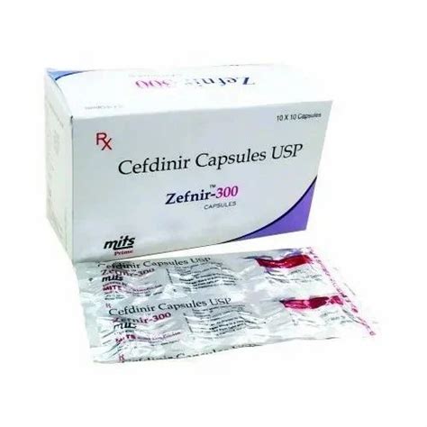 Cefdinir 300mg Tablet at Rs 3180/box of 100 pieces | ANTIBIOTICS AND ...