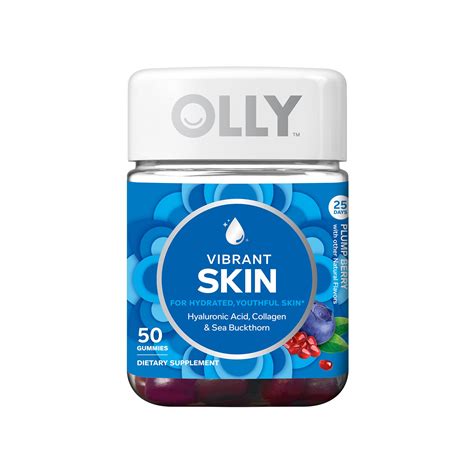 OLLY Glowing Skin Collagen Chewable Gummies - Berry - 50ct | Cuidados ...