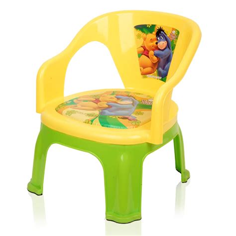 Kuber Industries Disney Pooh Kids Chair | Plastic Foldable Kids Chair ...