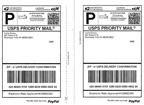 Image result for PDF USPS Label