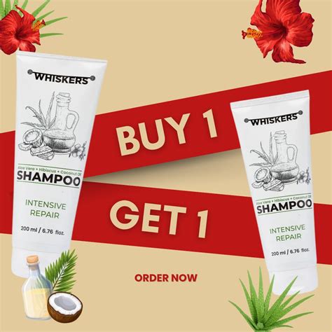 Aloe Vera & Coconut Oil Intensive Repair Daily Shampoo – Whiskers India