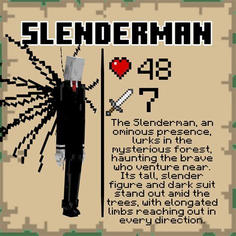 Image result for Slender Man Minecraft Mod