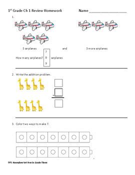 Image result for Go Math First Grade Homework Pages