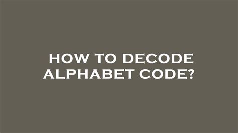 Image result for Coding/Decoding ABCD