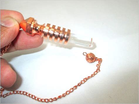 Buy Jet 4 Isis Copper w/Crystal Point Pendulum Combine Ring Chamber ...