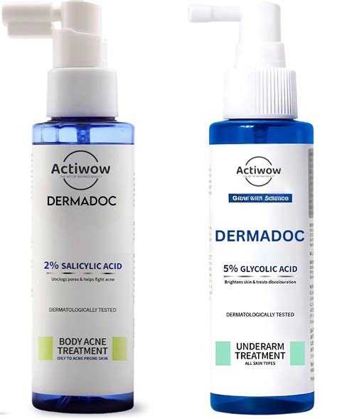 Buy Dermadoc Combo Kit for Smooth & Clear Skin | 5% Glycolic Under Arm ...