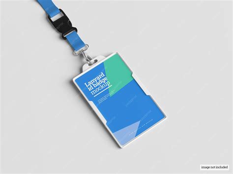 Lanyard id badge mockup | Premium PSD
