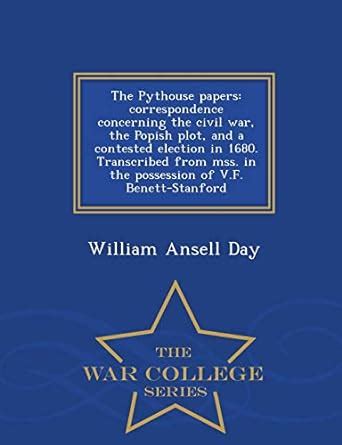 Buy The Pythouse Papers: Correspondence Concerning the Civil War, the ...