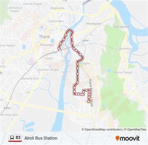 83 Route: Schedules, Stops & Maps - Airoli Bus Station (Updated)