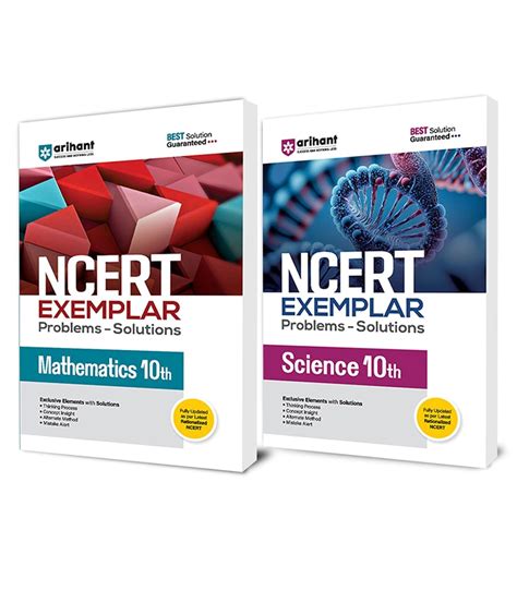 Arihant NCERT Exemplar Science, Math Class 10th For Exam 2025-26 – EduTiger