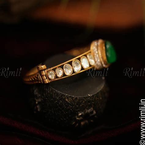 Samya Kundan Bracelet - Green