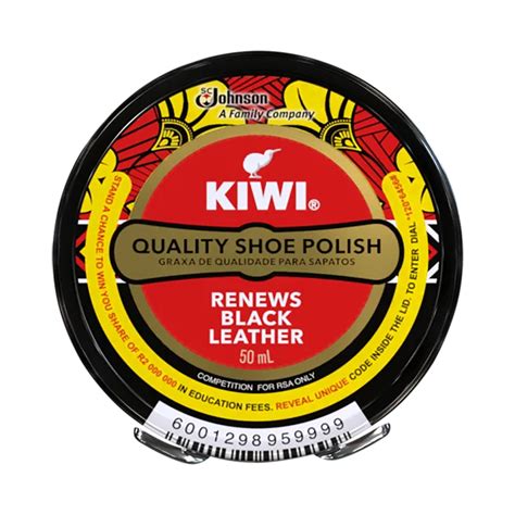 Kiwi Shoe Polish Black 50ml - Med365