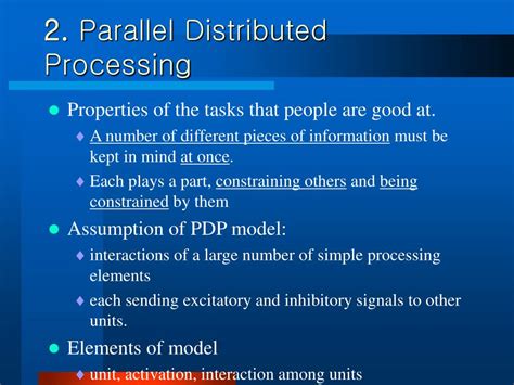 Image result for Parallel Distributed Processing Model