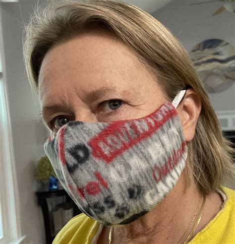 Image result for Fleece Face Mask Pattern