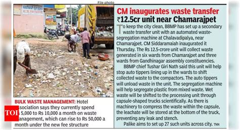 Bengaluru Hotels Outraged Over New Rs 12/kg Garbage Fee Imposed by ...