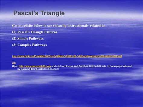 Image result for Pascal's Triangle in Simple Terms