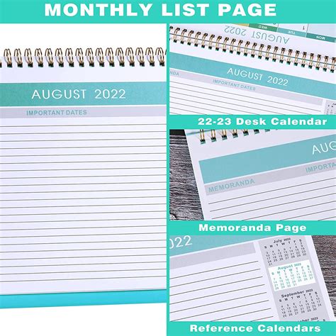 Desk Calendar 2023-2024 - Jul. 2023 - Dec. 2024, | Ubuy India